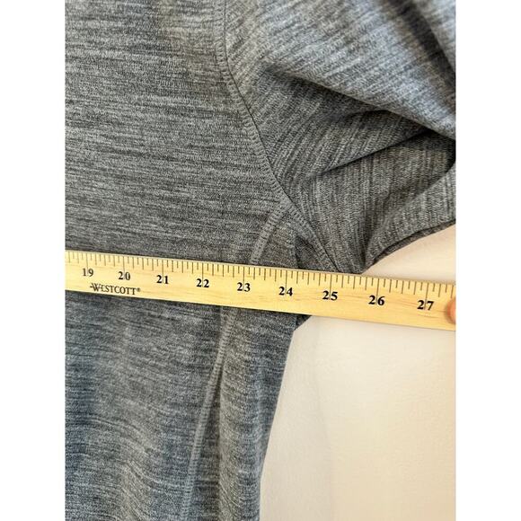 Avalanche Men's 1/4 Zip Fleece Pullover Sweatshirt Gray Large Gorpcore Layering - Picture 7 of 8